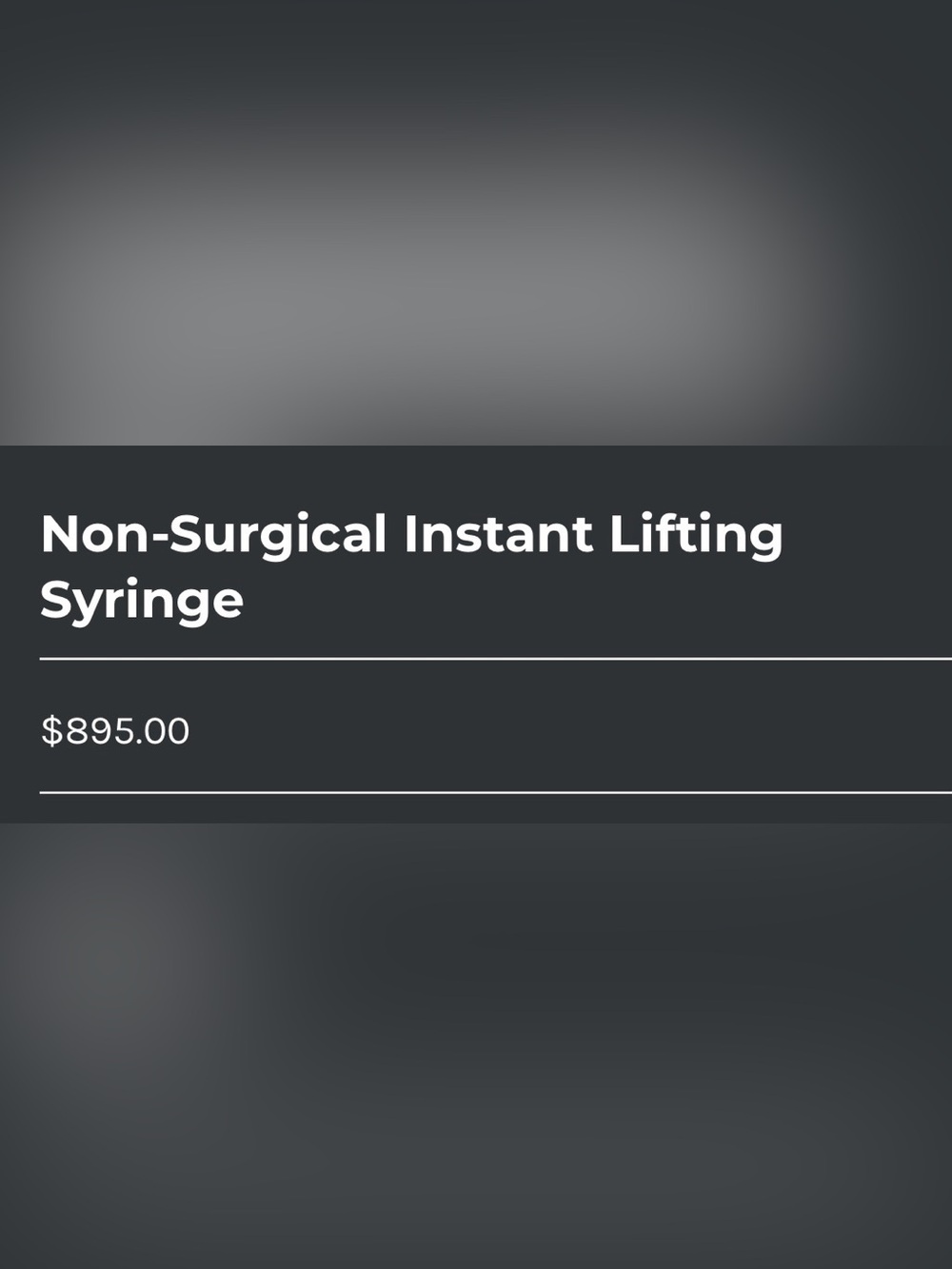 Grace Instant Lifting Syringe - Picture 3 of 3